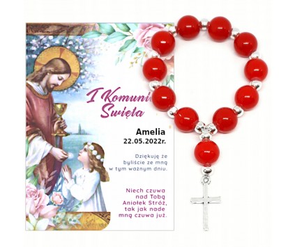 Podziękowanie dla Gości Komunia Dziesiątka Różaniec