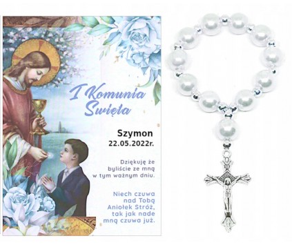 PODZIĘKOWANIE DLA GOŚCI KOMUNIA DZIESIĄTKA RÓŻAŃCA