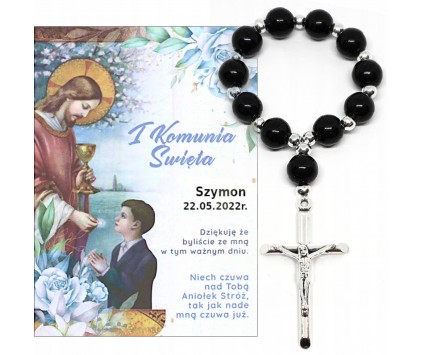 PODZIĘKOWANIE DLA GOŚCI KOMUNIA DZIESIĄTKA RÓŻAŃCA