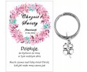 PODZIĘKOWANIE DLA GOŚCI BRELOK BRELOCZEK KONICZYNKA CHRZEST CHRZCINY