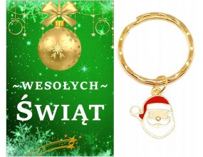 Brelok Breloczek Prezent na Święta Mikołaj Mikołajki Gwiazdka Klasa