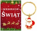 Brelok Breloczek na Święta Mikołaj Prezent na Mikołajki Gwiazdkę Szkoła
