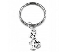 BRELOK DO KLUCZY ŚWIĘTA MIKOŁAJKI DZIEWCZYNKA