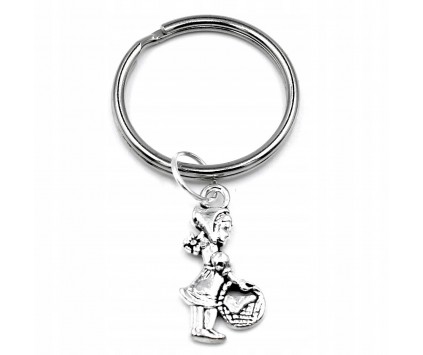 BRELOK DO KLUCZY ŚWIĘTA MIKOŁAJKI DZIEWCZYNKA