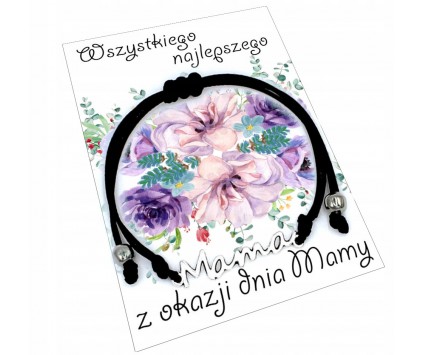 BRANSOLETKA NA RĘKĘ MAMA DZIEŃ MATKI PREZENT DLA MAMY UPOMINEK