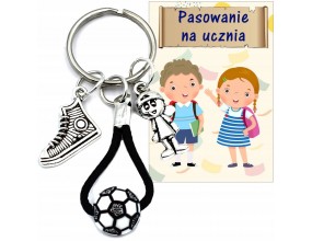 BRELOCZEK BRELOK PIŁKA PREZENT NA DZIEŃ CHŁOPAKA PRZEDSZKOLAKA pasowanie