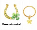 Brelok Kwiat Złoty Podziękowanie Szkoła Ślub Chrzest Rocznica Powodzenia