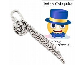 ZAKŁADKA DO ZESZYTU KSIĄŻKI DZIEŃ CHŁOPAKA PASOWANIE PODKOWA PREZENT