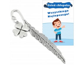 ZAKŁADKA DO ZESZYTU KSIĄŻKI DZIEŃ CHŁOPAKA PASOWANIE KONICZYNA PREZENT