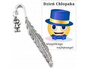 ZAKŁADKA DO ZESZYTU KSIĄŻKI DZIEŃ CHŁOPAKA PASOWANIE CHŁOPIEC PREZENT