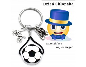 BRELOK PIŁKA PREZENT DZIEŃ CHŁOPAKA PASOWANIE NA UCZNIA SZKOŁA UCZEŃ KLASA