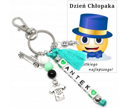 BRELOK IMIE PREZENT DZIEŃ CHŁOPAKA PASOWANIE NA UCZNIA SZKOŁA UCZEŃ KLASA