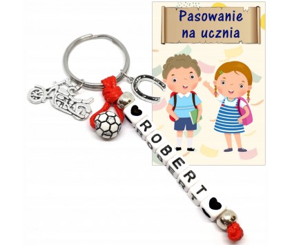 BRELOCZEK BRELOK IMIE PREZENT NA DZIEŃ CHŁOPAKA PRZEDSZKOLAKA DZIEWCZYNY