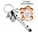 BRELOCZEK BRELOK IMIE PREZENT NA DZIEŃ CHŁOPAKA PRZEDSZKOLAKA DZIEWCZYNY