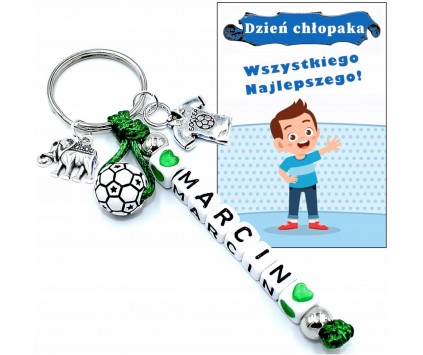 BRELOCZEK BRELOK IMIE PREZENT NA DZIEŃ CHŁOPAKA PRZEDSZKOLAKA DZIEWCZYNY