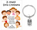 BRELOK SOWA PREZENT NA DZIEŃ CHŁOPAKA PASOWANIE NA SZCZĘSCIE