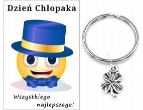 Brelok Breloczek Prezent Dzień Chłopaka Pasowanie Klasa Szkoła Koniczyna