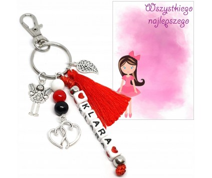 BRELOCZEK BRELOK IMIE PREZENT NA DZIEŃ CHŁOPAKA PRZEDSZKOLAKA DZIEWCZYNY