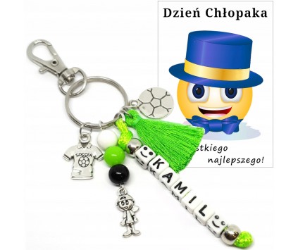 BRELOCZEK BRELOK IMIE PREZENT NA DZIEŃ CHŁOPAKA PRZEDSZKOLAKA DZIEWCZYNY