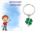 Brelok Breloczek Prezent Dzień Chłopaka Pasowanie Klasa Szkoła Koniczyna