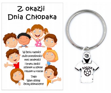 Brelok Breloczek Prezent Dzień Chłopaka Pasowanie Klasa Szkoła Koszulka