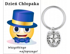Brelok Breloczek Prezent Dzień Chłopaka Pasowanie Klasa Szkoła Podkowa