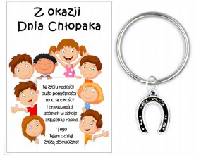Brelok Breloczek Dzień Chłopaka Pasowanie Klasa Szkoła Pamiątka Podkowa
