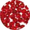 Koraliki FASETOWANE Szlifowane Akrylowe Kulki 6mm CZERWONE 50szt