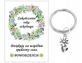 BRELOK KONICZYNA PREZENT NA ZAKOŃCZENIE ROKU SZKOLNEGO KWIATEK SZCZĘŚCIE