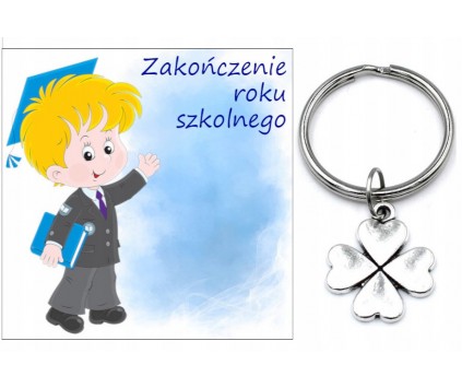 PREZENT ZAKOŃCZENIE ROKU SZKOLNEGO DZIEŃ DZIECKA BRELOK UCZEŃ KONICZYNA