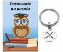 Brelok Breloczek Pasowanie na Ucznia Koniczyna Uczeń Klasa Szkoła Prezent