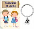 Brelok Breloczek Pasowanie na Ucznia Buciki Uczeń Prezent Szkoła Klasa