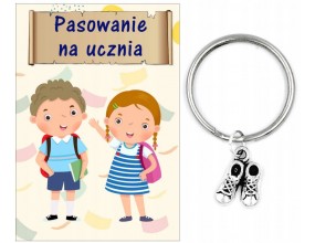Brelok Breloczek Pasowanie na Ucznia Buciki Uczeń Prezent Szkoła Klasa