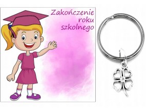 PREZENT ZAKOŃCZENIE ROKU SZKOLNEGO DZIEŃ DZIECKA BRELOK KONICZYNA UCZEŃ