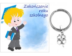 PREZENT ZAKOŃCZENIE ROKU SZKOLNEGO DZIEŃ DZIECKA BRELOK KONICZYNA UCZEŃ