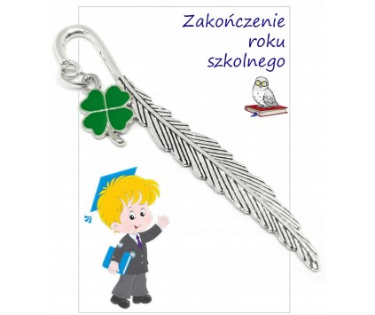 ZAKŁADKA DO KSIĄŻKI PREZENT UCZEŃ ZAKOŃCZENIE ROKU SZKOLNEGO KONICZYNA