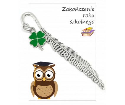 ZAKŁADKA DO KSIĄŻKI PREZENT DLA UCZNIA ZAKOŃCZENIE ROKU SZKOLNEGO KONICZYNA