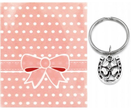 ZAKOŃCZENIE ROKU BRELOCZEK PODKOWA Z KONICZYNKĄ