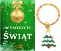 Brelok Breloczek Prezent na Święta Choinka Mikołaj Gwiazdka Szkoła Klasa
