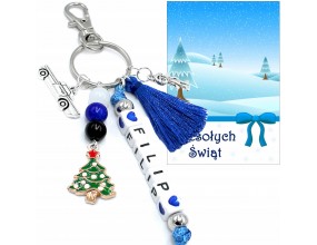 BRELOK IMIĘ ŚWIĘTA MIKOŁAJKI WIGILIA KLASOWA PREZENT CHŁOPIEC SZKOŁA
