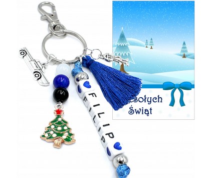 BRELOK IMIĘ ŚWIĘTA MIKOŁAJKI WIGILIA KLASOWA PREZENT CHŁOPIEC SZKOŁA