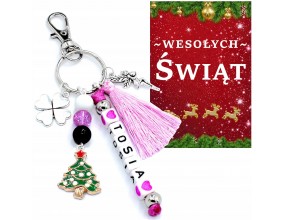 BRELOK IMIĘ ŚWIĘTA MIKOŁAJKI WIGILIA KLASOWA PREZENT DZIEWCZYNKA SZKOŁA
