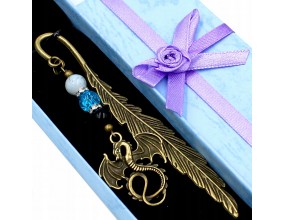 ZAKŁADKA PREZENT NA DZIEŃ NAUCZYCIELA DLA NAUCZYCIELA PODZIĘKOWANIE SMOK