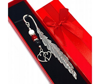 ZAKŁADKA PREZENT NA DZIEŃ NAUCZYCIELA DLA NAUCZYCIELA PODZIĘKOWANIE SERCA