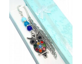 ZAKŁADKA DO KSIĄŻKI SOWA PREZENT DZIEŃ NAUCZYCIELA PODZIĘKOWANIE DZIĘKUJĘ