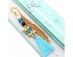 ZAKŁADKA DO KSIĄŻKI SOWA DZIEŃ NAUCZYCIELA SZKOŁA PASOWANIE UCZEŃ PREZENT