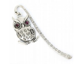 ZAKŁADKA DO KSIĄŻKI DZIEŃ KOBIET SOWA FIOLETOWA