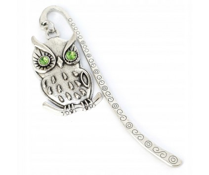 ZAKŁADKA DO KSIĄŻKI DZIEŃ KOBIET SOWA ZIELONA