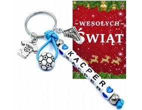 BRELOK IMIE PREZENT PASOWANIE NA UCZNIA WIGILIA ŚIWĘTA MIKOŁAJKI SZKOŁA