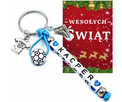 BRELOK IMIE PREZENT PASOWANIE NA UCZNIA WIGILIA ŚIWĘTA MIKOŁAJKI SZKOŁA